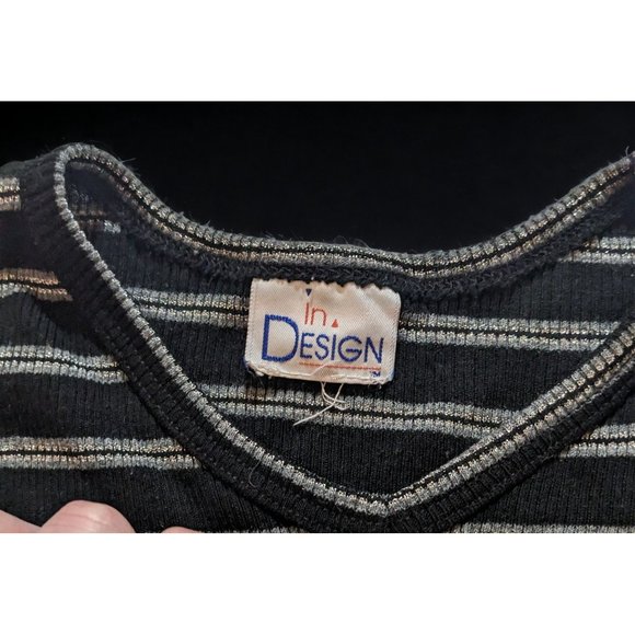 In Design Striped Ribbed Top - Picture 7 of 8